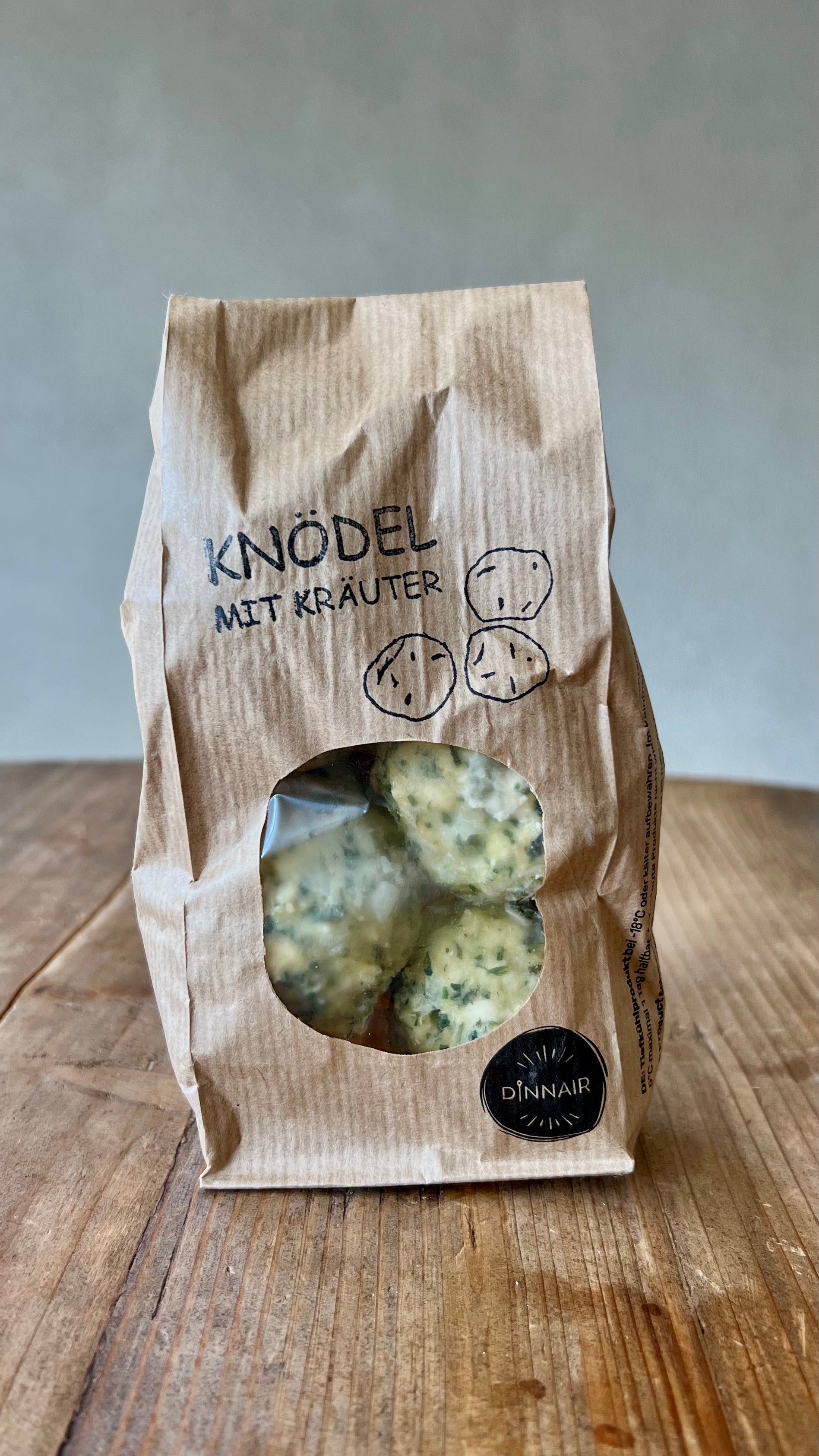 Knödel mit Kräuter 290g (4 Stück für 1-2 Portionen) – Dinnair